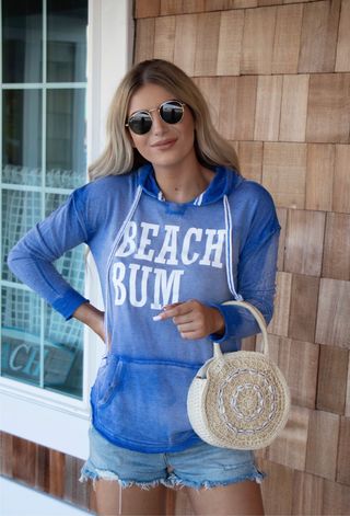 Beach Bum Lightweight Summer Hoodie
