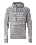 BIRTHPLACE: EARTH RACE: HUMAN POLITICS: FREEDOM RELIGION: LOVE VINTAGE HOODIE