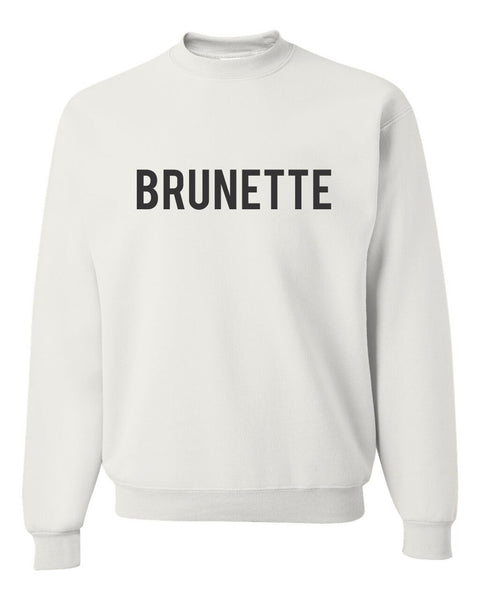 BRUNETTE CREWNECK SWEATSHIRT-WOMENS