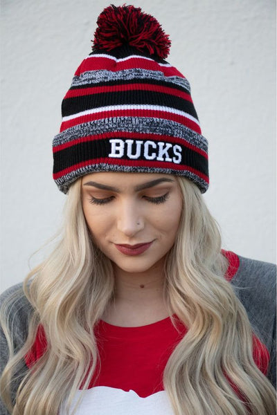 Bucks Embroidered Game Day Beanie