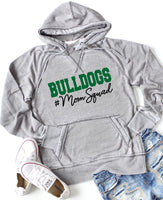 BULLDOGS #MOMSQUAD SOFTSTYLE VINTAGE HOODIE