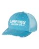 Camp More Worry Less Embroidered Trucker Hat