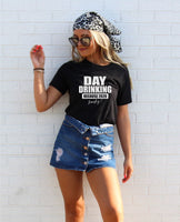 DAY DRINKING BECAUSE 2020 SUCKS SOFTSTYLE TEE