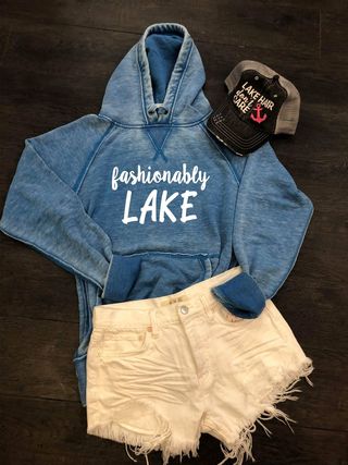 Fashionably Lake Vintage Summer Hoodie