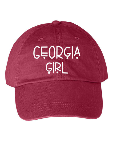 Georgia Girl Embroidered Baseball Hat