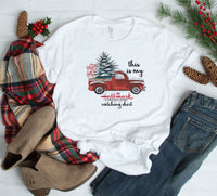 THIS IS MY HALLMARK CHRISTMAS MOVIES WATCHING SHIRT SOFTSTYLE TEE