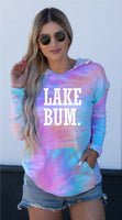Lake Bum Tie Dye Lightweight Summer Hoodie