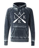 Lake with Oars Softstyle Vintage Hoodie