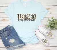 Leopard is my Favorite Color Graphic Tee