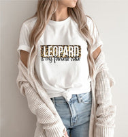 Leopard is my Favorite Color Graphic Tee