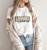 Leopard is my Favorite Color Graphic Tee
