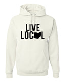 LIVE LOCAL ~ OHIO SOFTSTYLE HOODIE