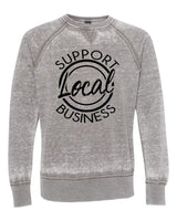 SUPPORT LOCAL BUSINESS VINTAGE CREW NECK