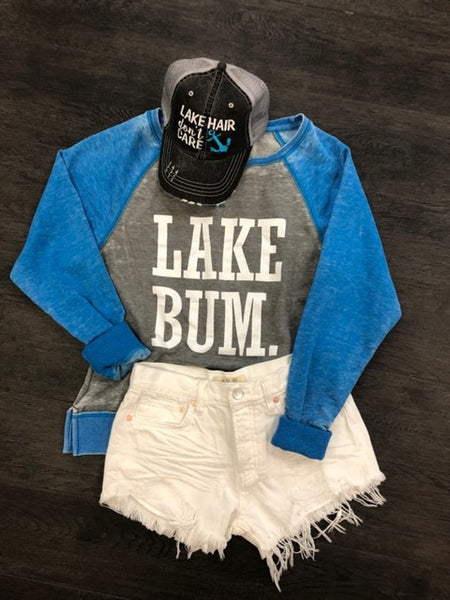 Vintage Lake Bum Vintage Summer Crew Neck Sweatshirt