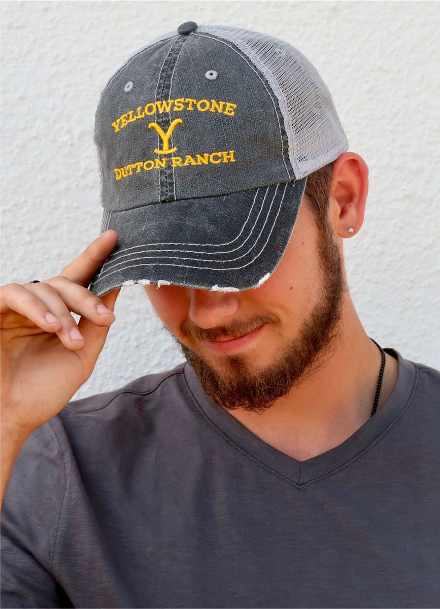 YELLOWSTONE DUTTON RANCH EMBROIDERED HAT – K.W. Apparel & Decor